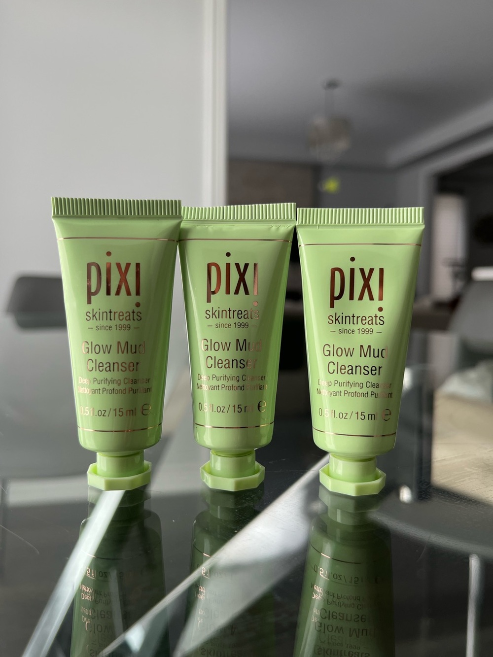 Pixi Glow Mud Cleanser - 15ml*3